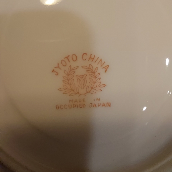 Made In Occupied Japan Yellow Teacup & Saucer Jyoto China - Picture 3 of 4